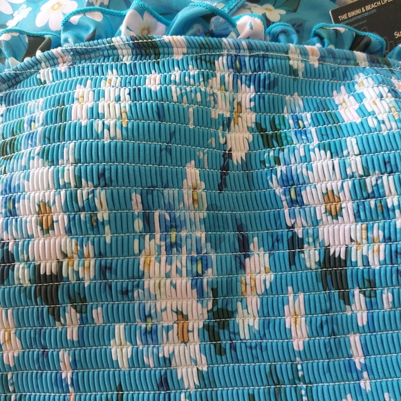 SUMMERMAE One Piece Swimsuit  with adjustable strap Flower designed Women M - Picture 7 of 8